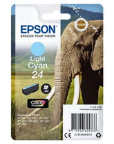 Epson T2425 (24) Cartouche d'encre originale cyan clair - C13T24254012